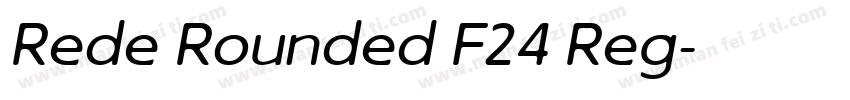 Rede Rounded F24 Reg字体转换
